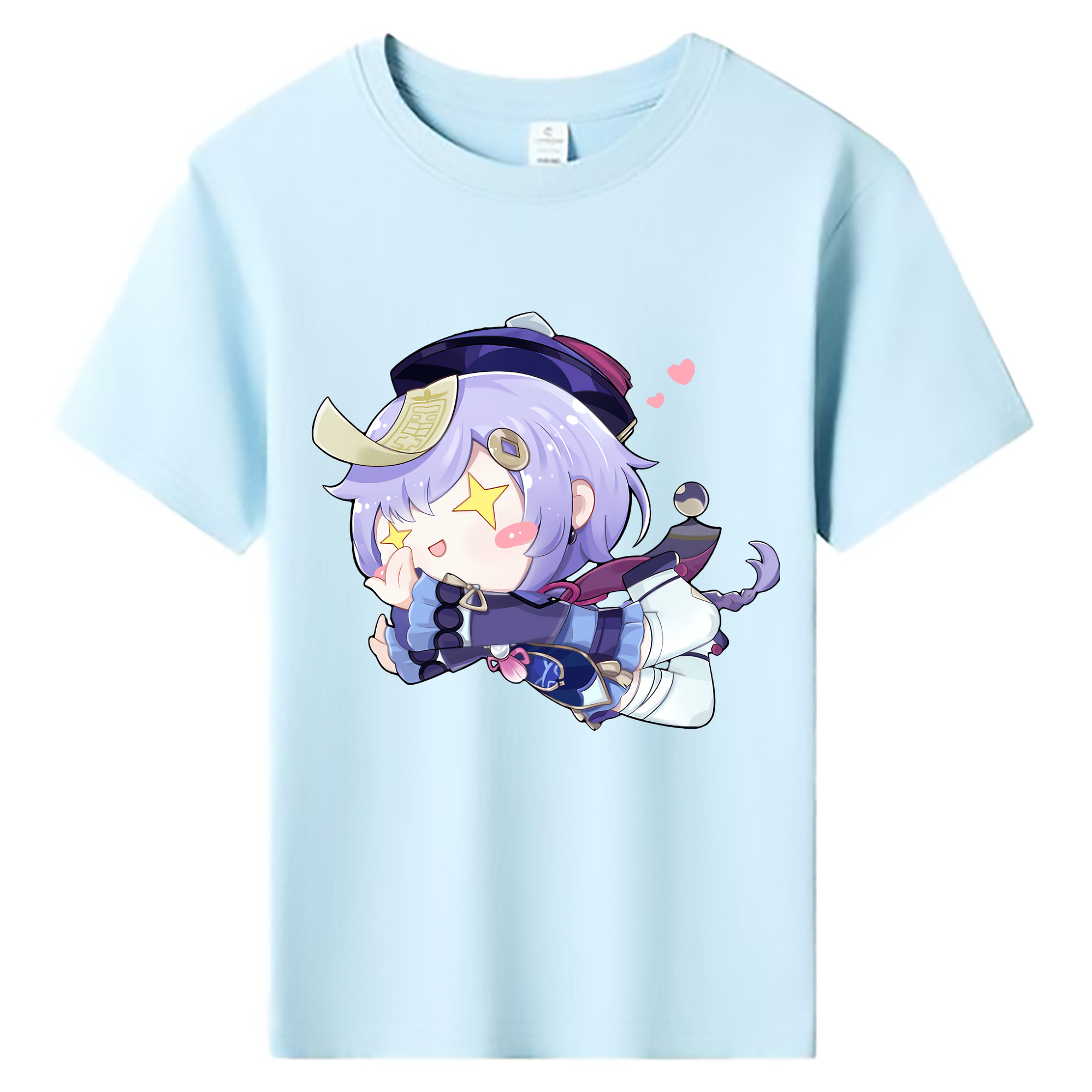 げんし神 七七 なな  genshin Nana 綿100％キッズTシャツ（フロントプリント）